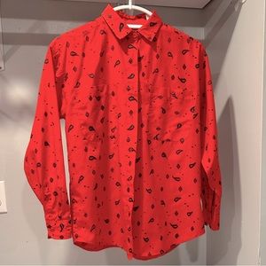 Just Cristina Paisley Blouse